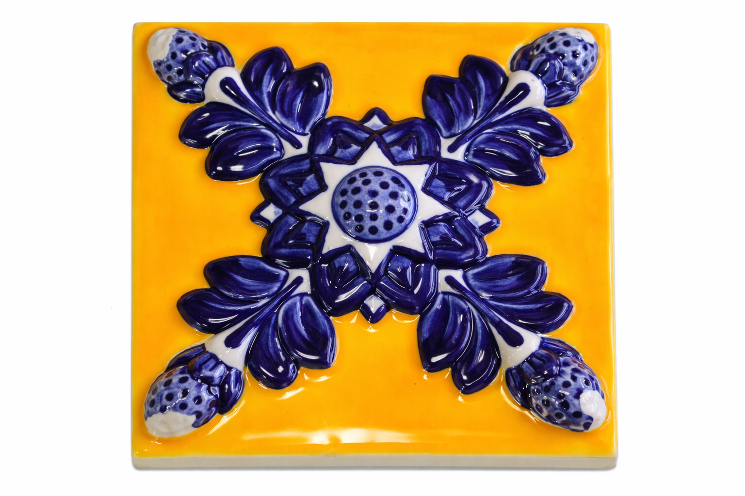 Albardeira Amarelo e Azul Cobalto