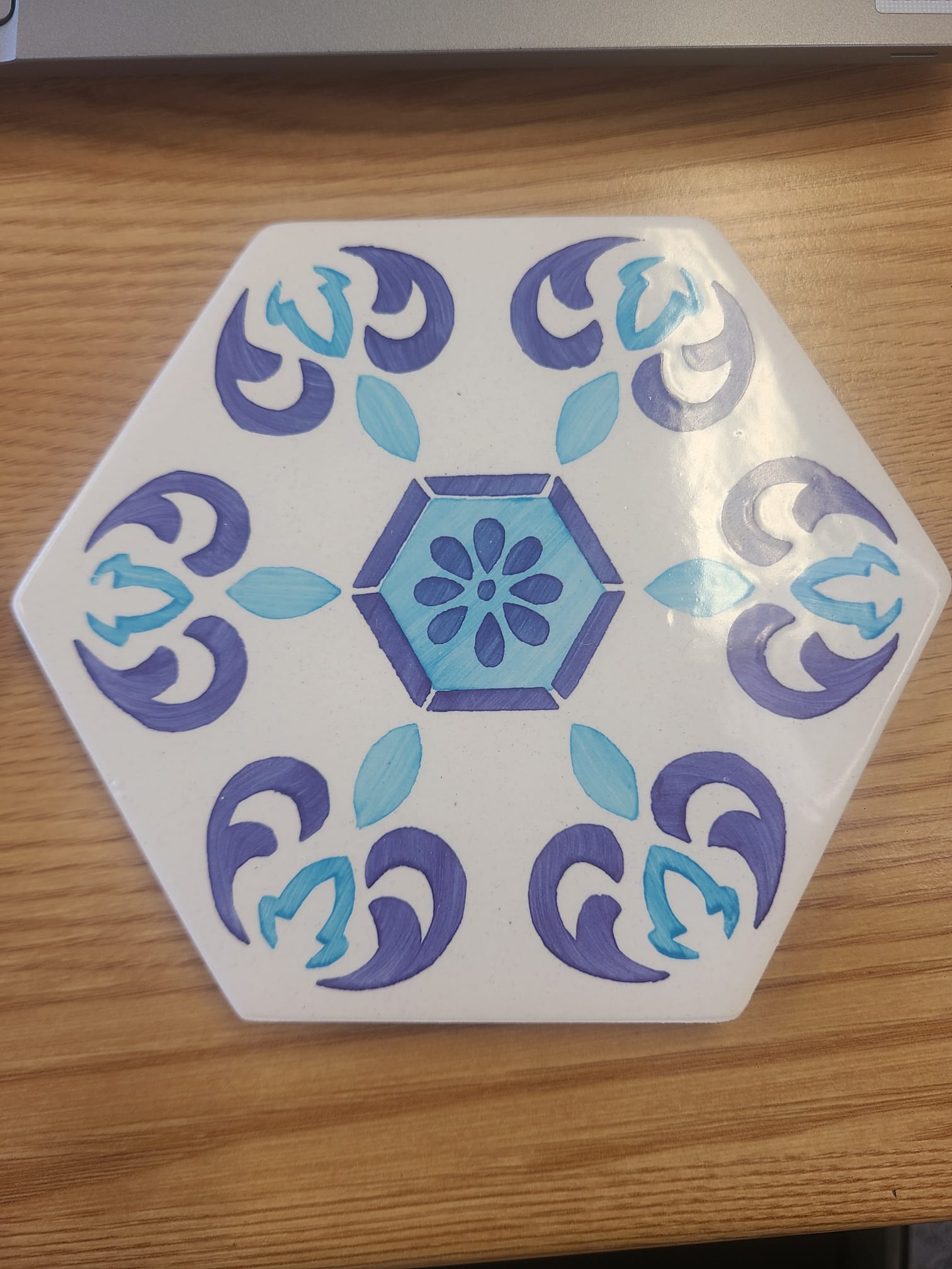 Azulejo Estampilha Sextavado REF.14.02
