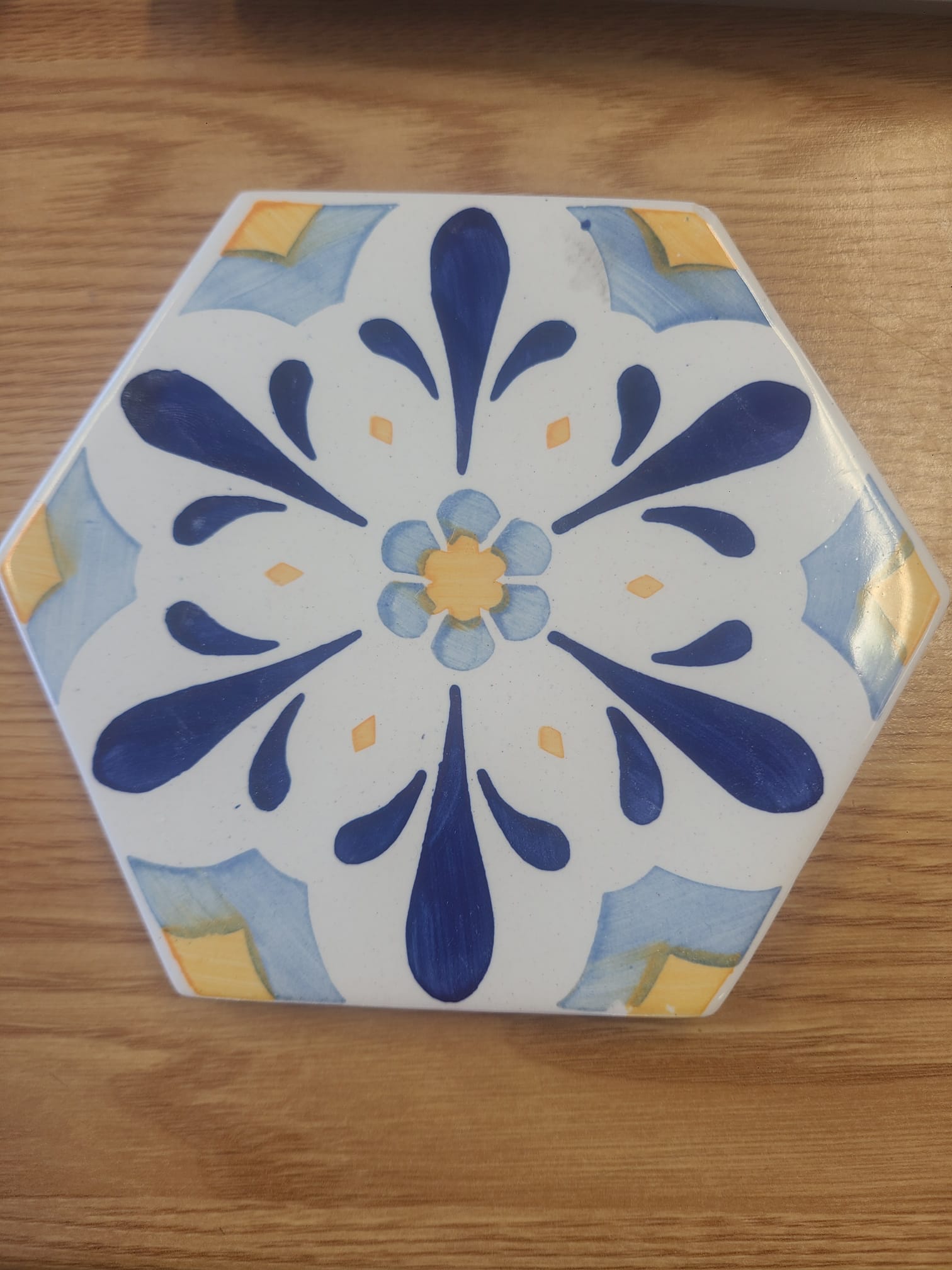 Azulejo Estampilha Sextavado Ref. 14.03