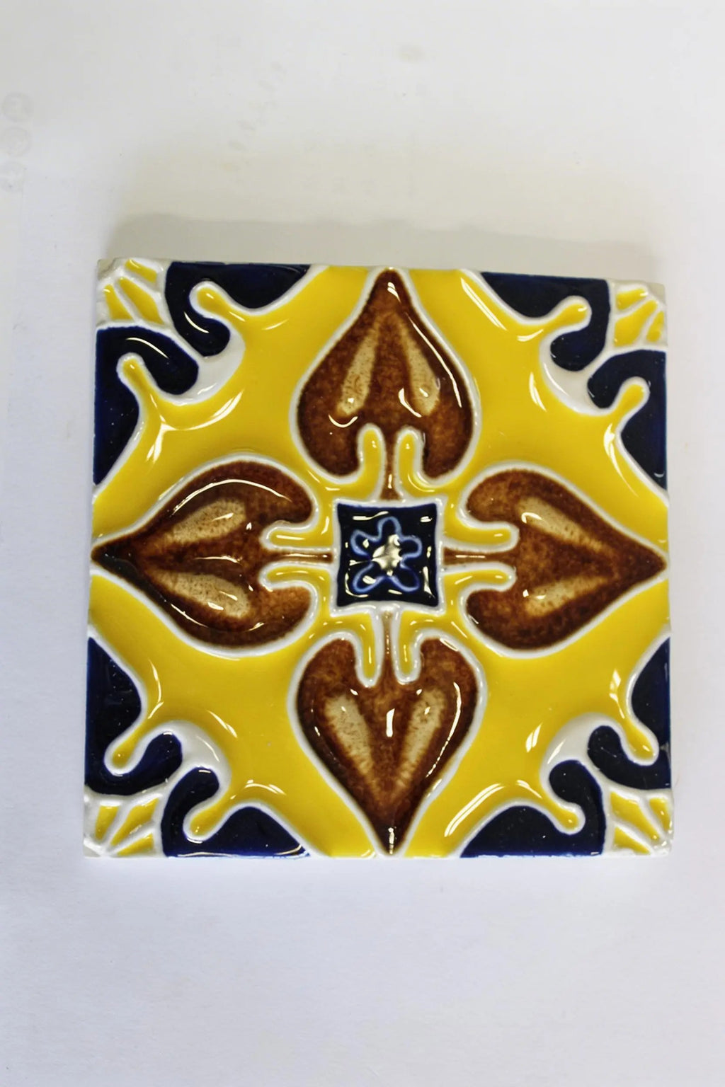 Azulejo_Coração Amarelo Claro