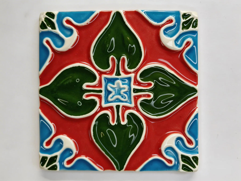 Azulejo_Coração Vermelho