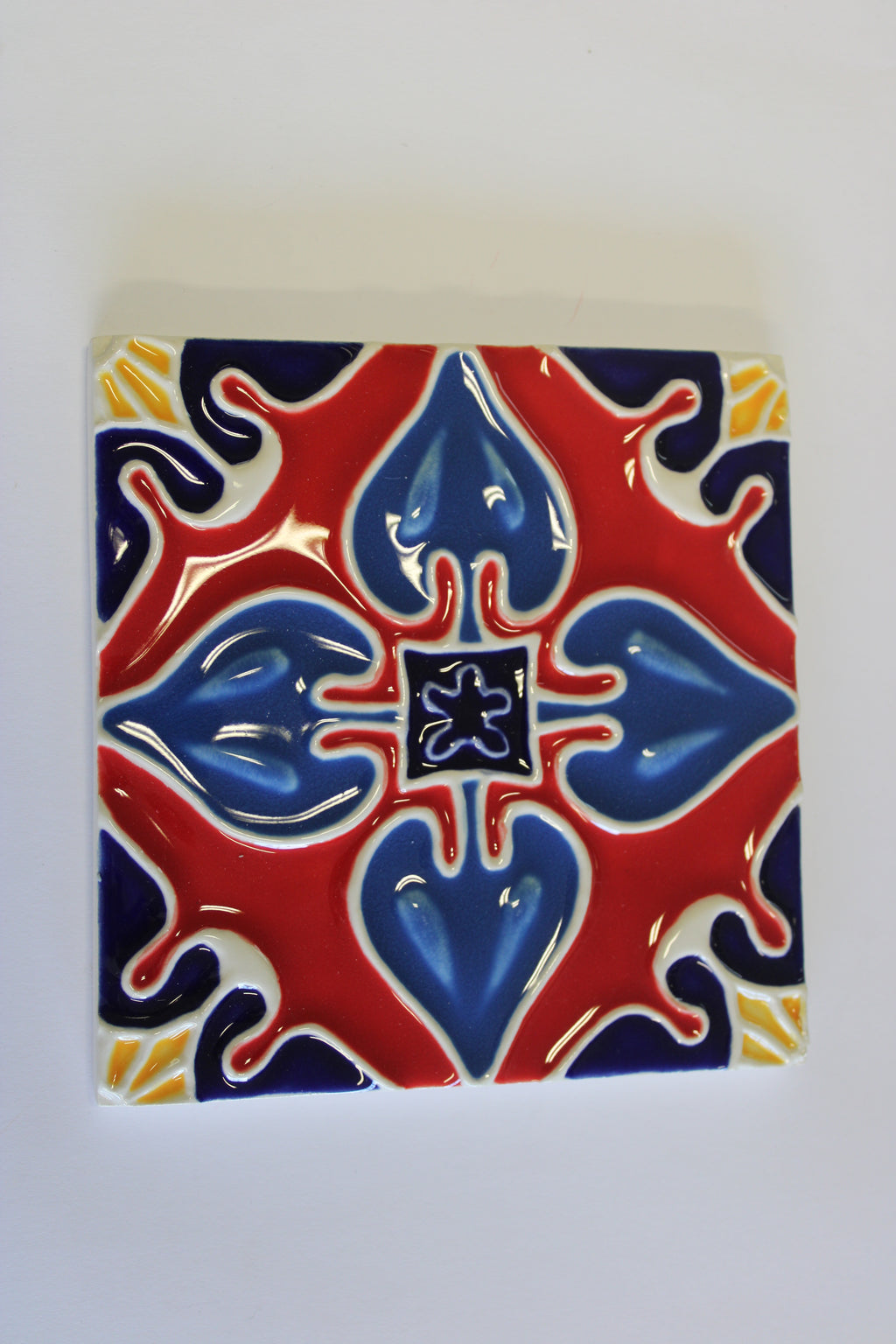 Azulejo_Coração Vermelho