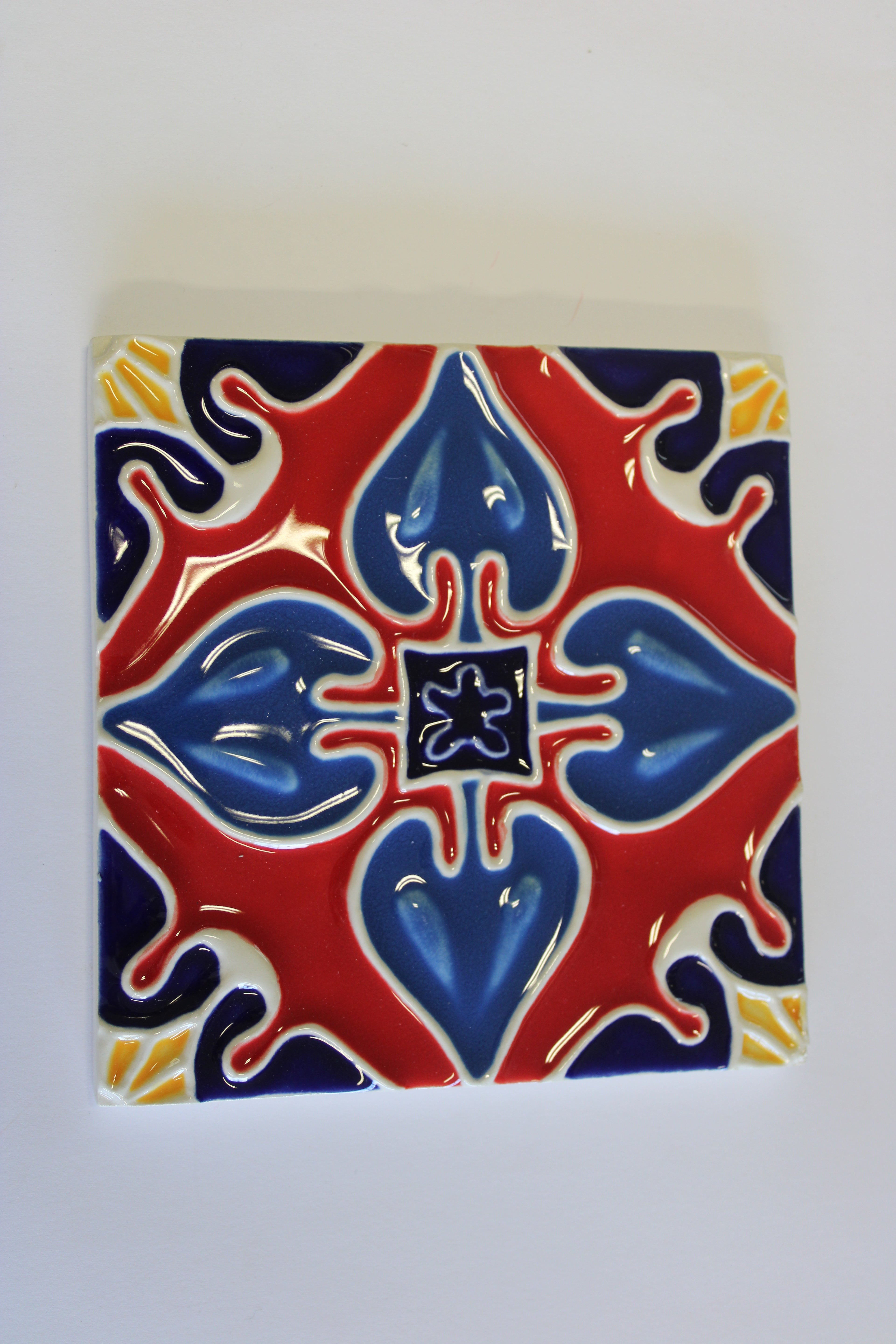 Azulejo_Coração Vermelho