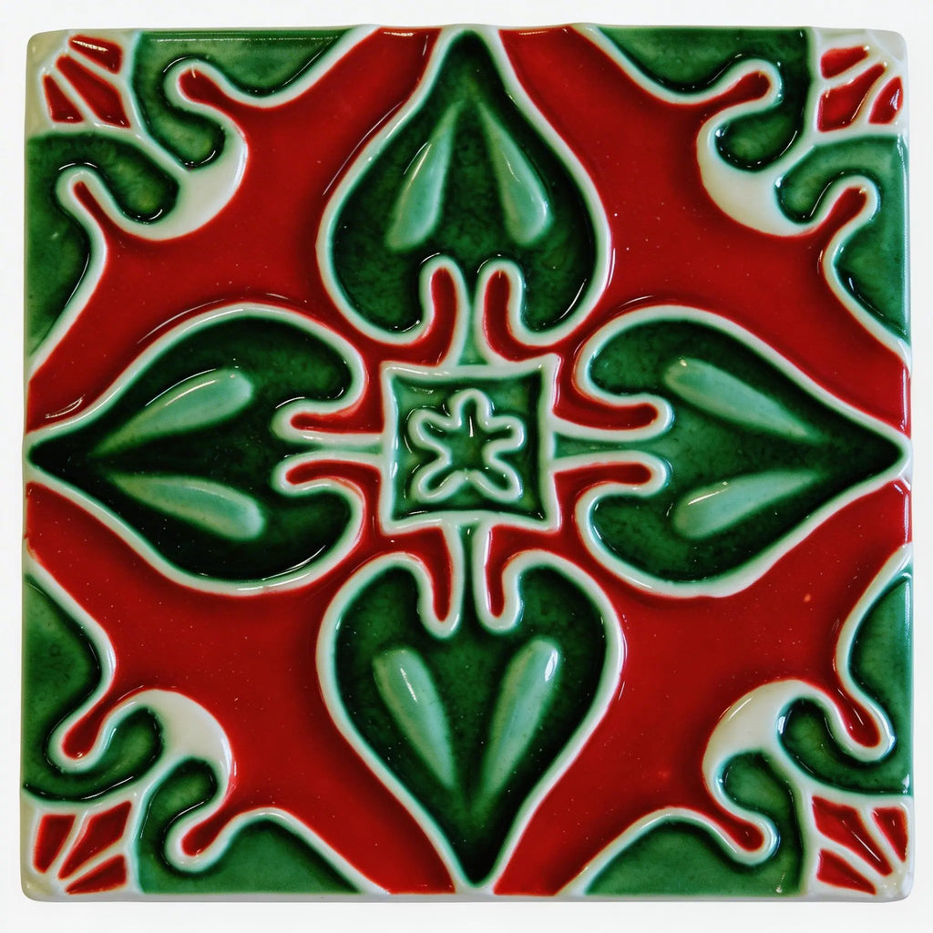 Azulejo_Coração Vermelho