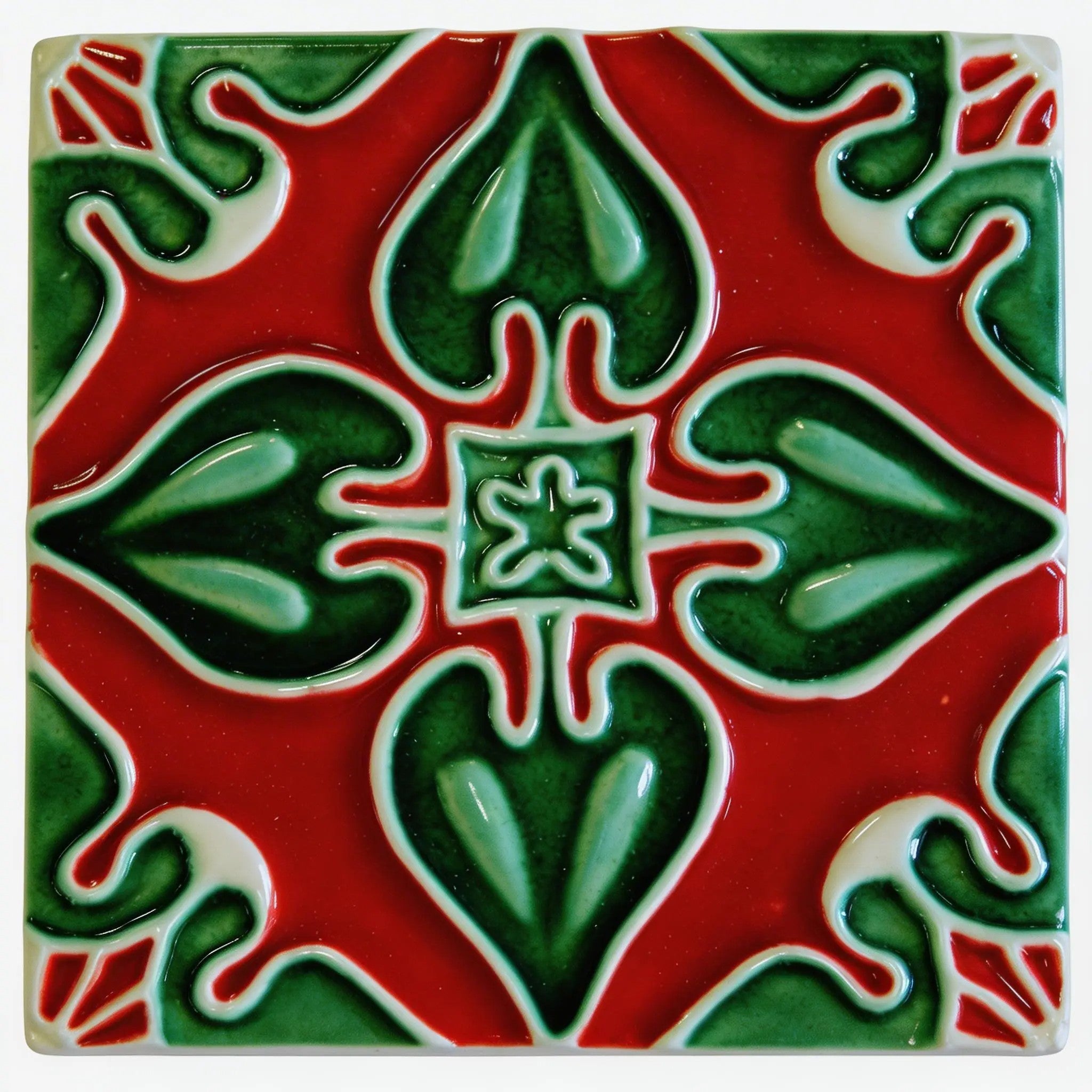 Azulejo_Coração Vermelho
