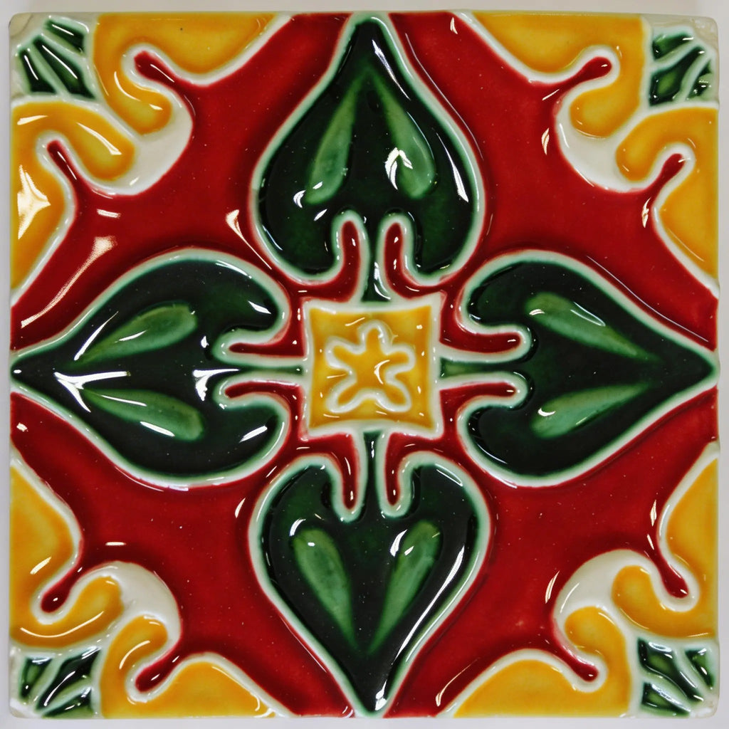 Azulejo_Coração Vermelho