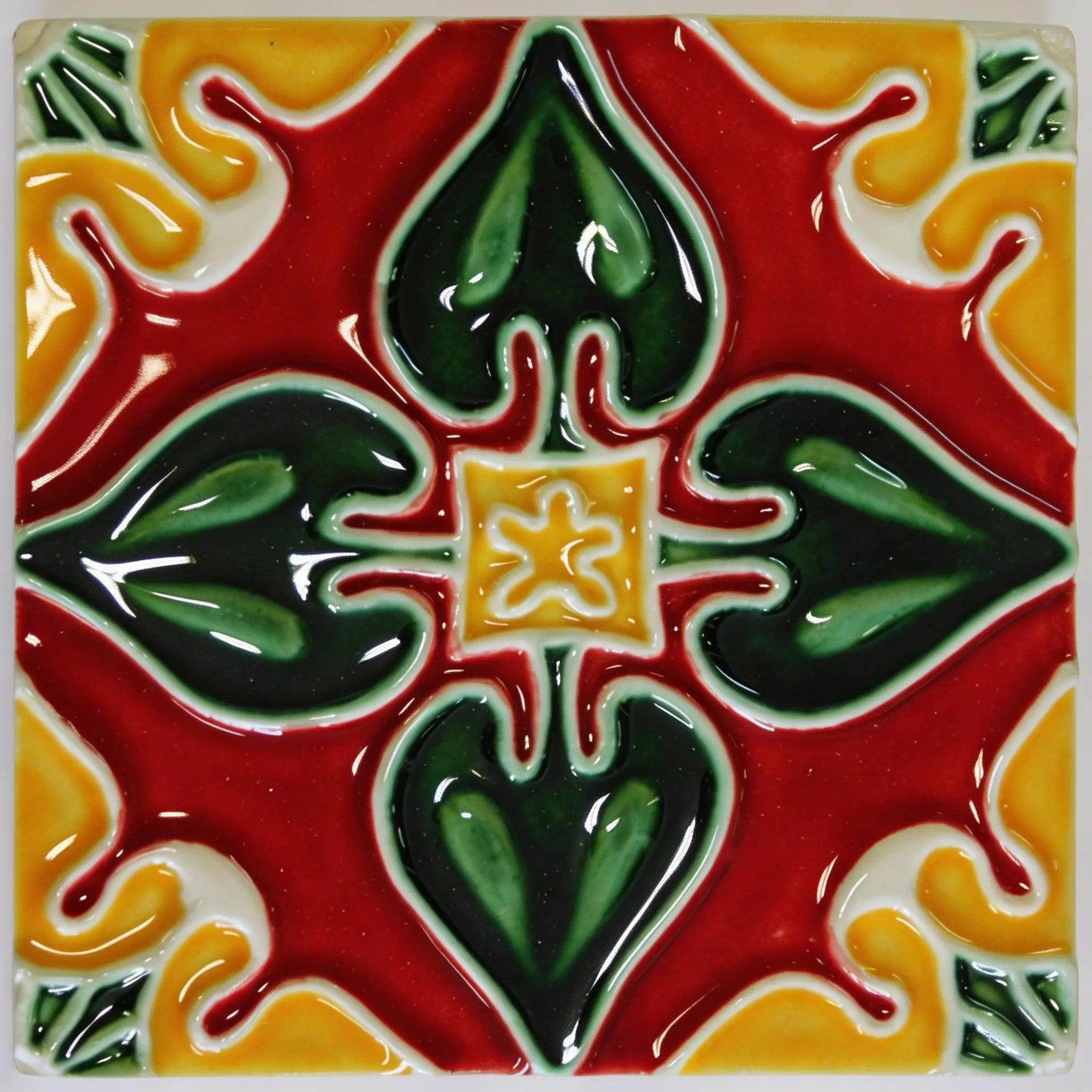 Azulejo_Coração Vermelho