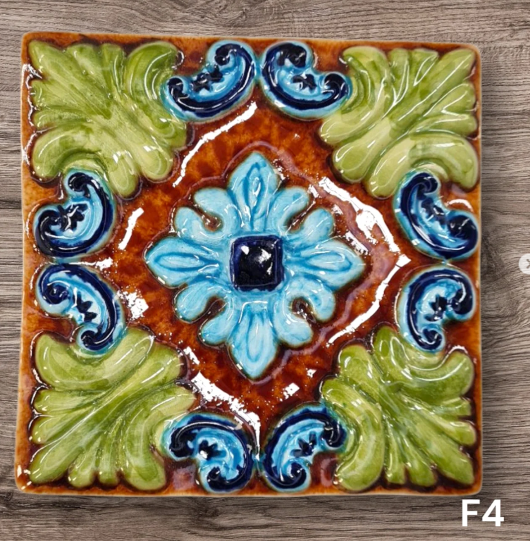 Flor do Lis Azul e Castanho
