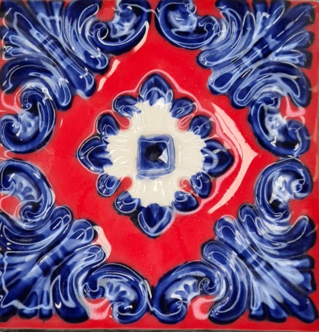 Flor do Lis Azul e Castanho