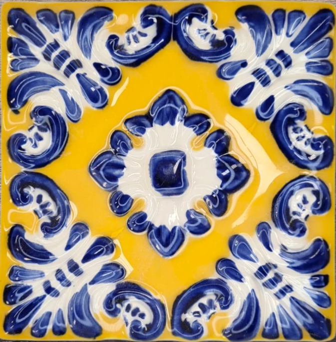Flor do Lis Azul e Castanho