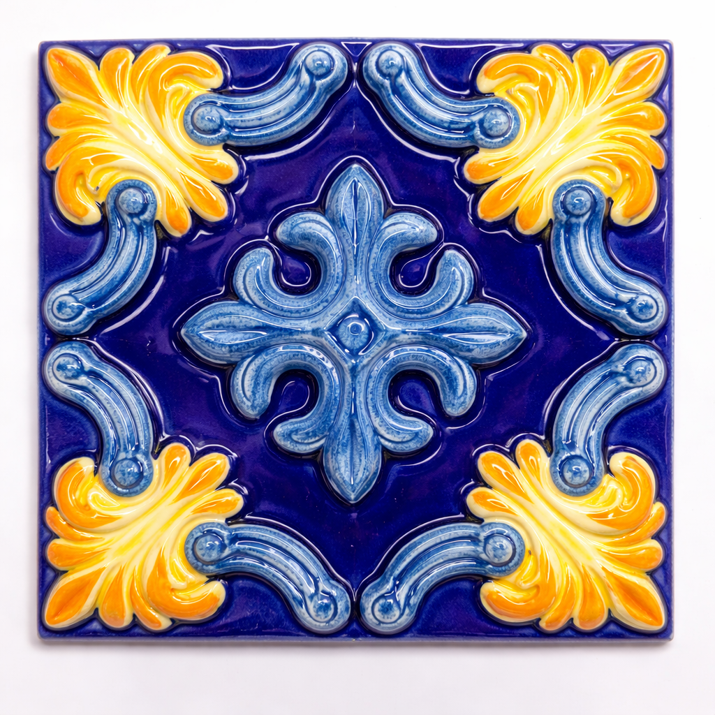 Flor do Lis Azul Cobalto