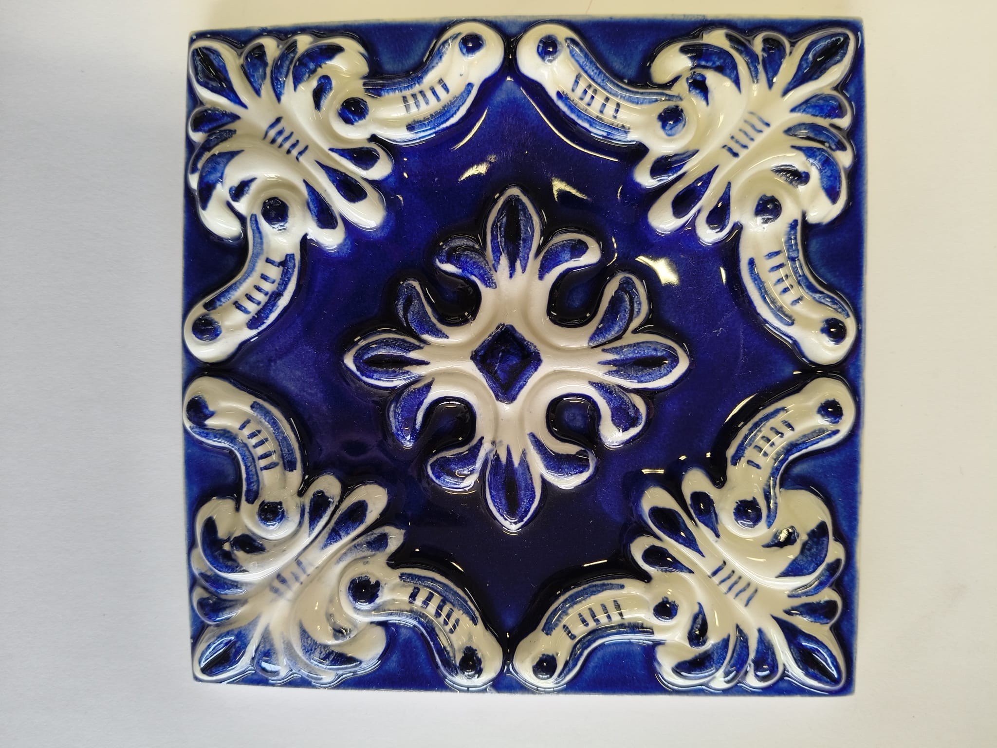 Flor do Lis Azul Cobalto