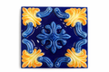Flor do Lis Azul Cobalto