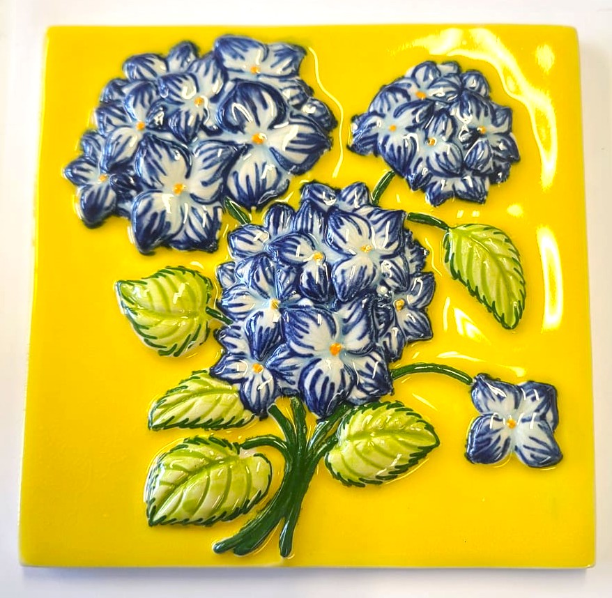 Hortênsia 14x14 Amarelo