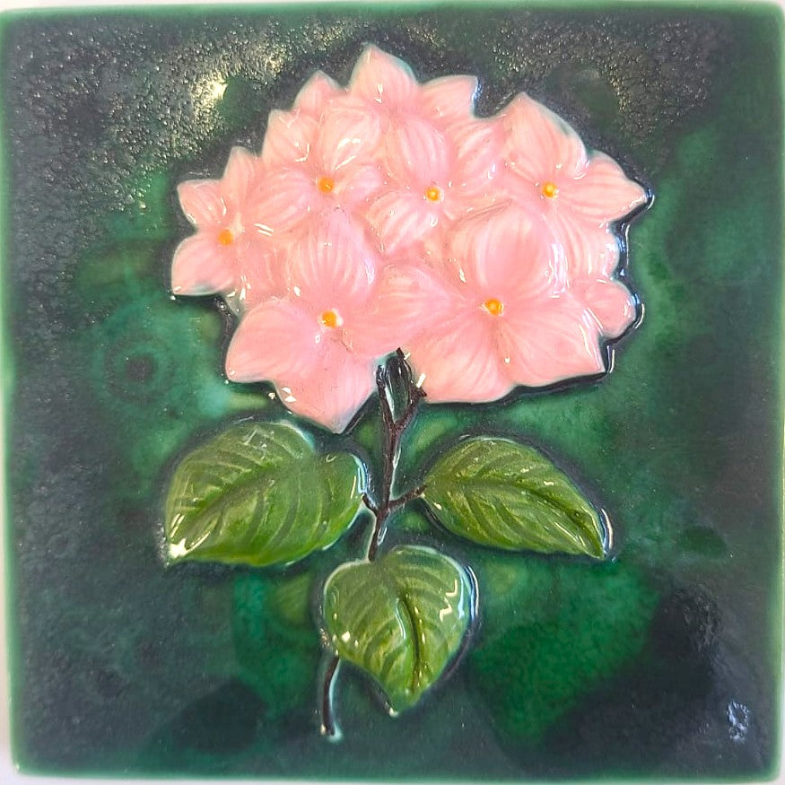 Hortênsia 12x12 Verde Escuro
