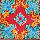 Flor do Lis Azul e Castanho