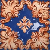 Flor do Lis Azul e Castanho