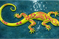 Lagarto 20x11 Verde