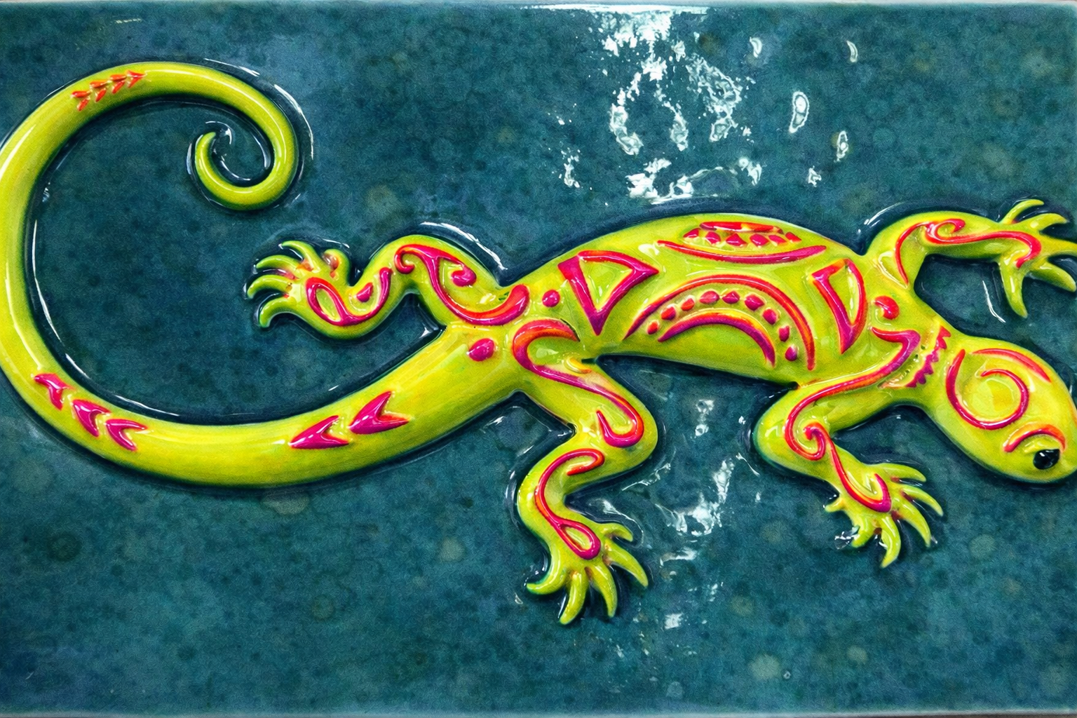 Lagarto 20x11 Verde