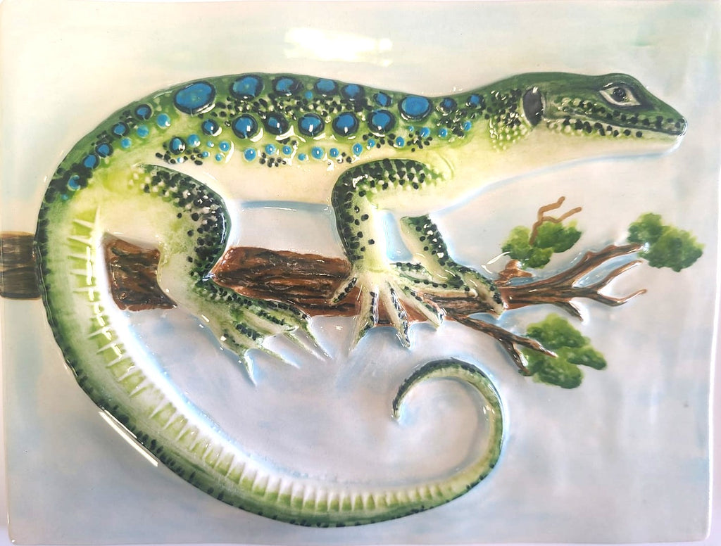 Lagarto 20x15 Azul