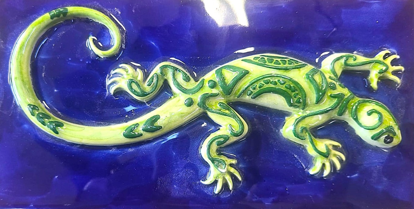 Lagarto 20x11 Azul