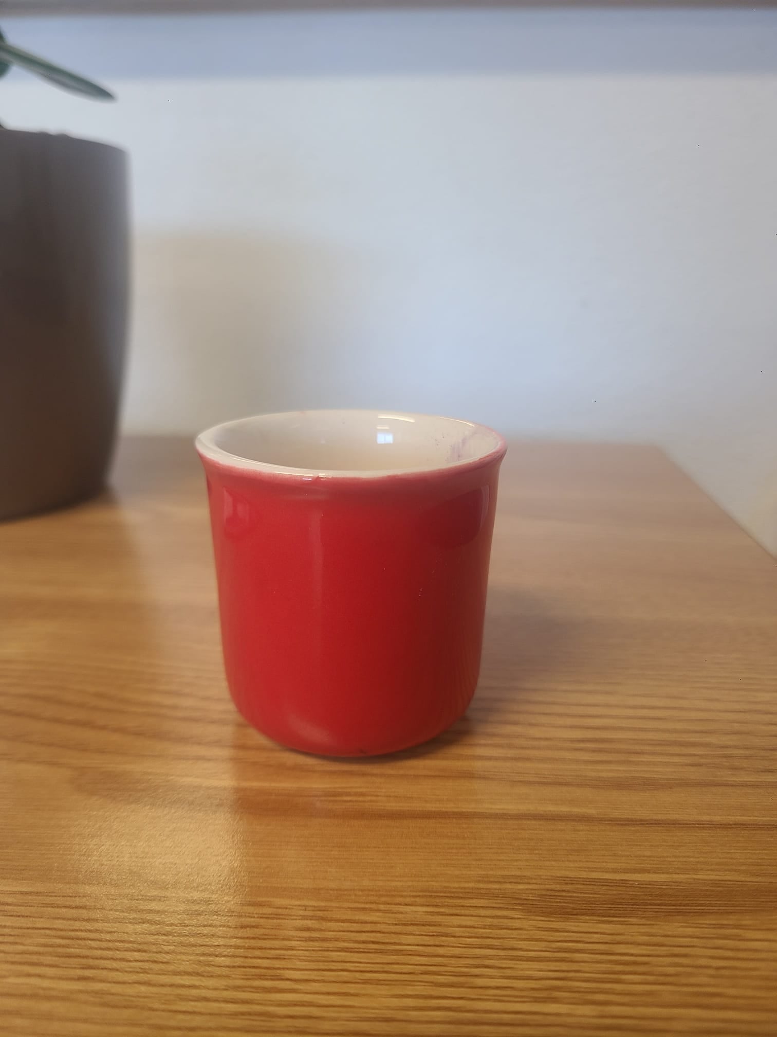 copo de café vidrado